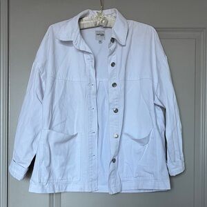 Lightweight Denim Jacket | White | S